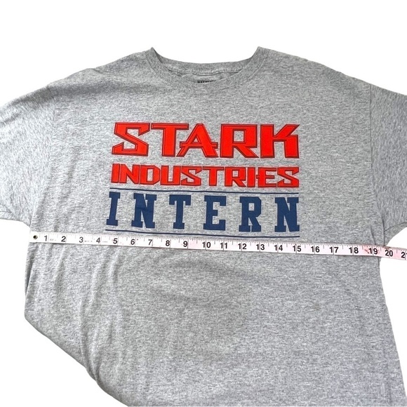 Marvel Men’s Size Large Gray Stark Industries Intern Graphic T-shirt - Picture 4 of 7
